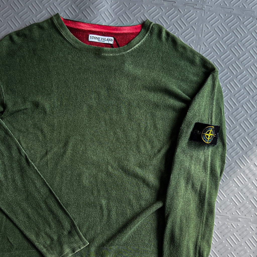 SS2006 Stone Island Knitted Sweater Green (M)