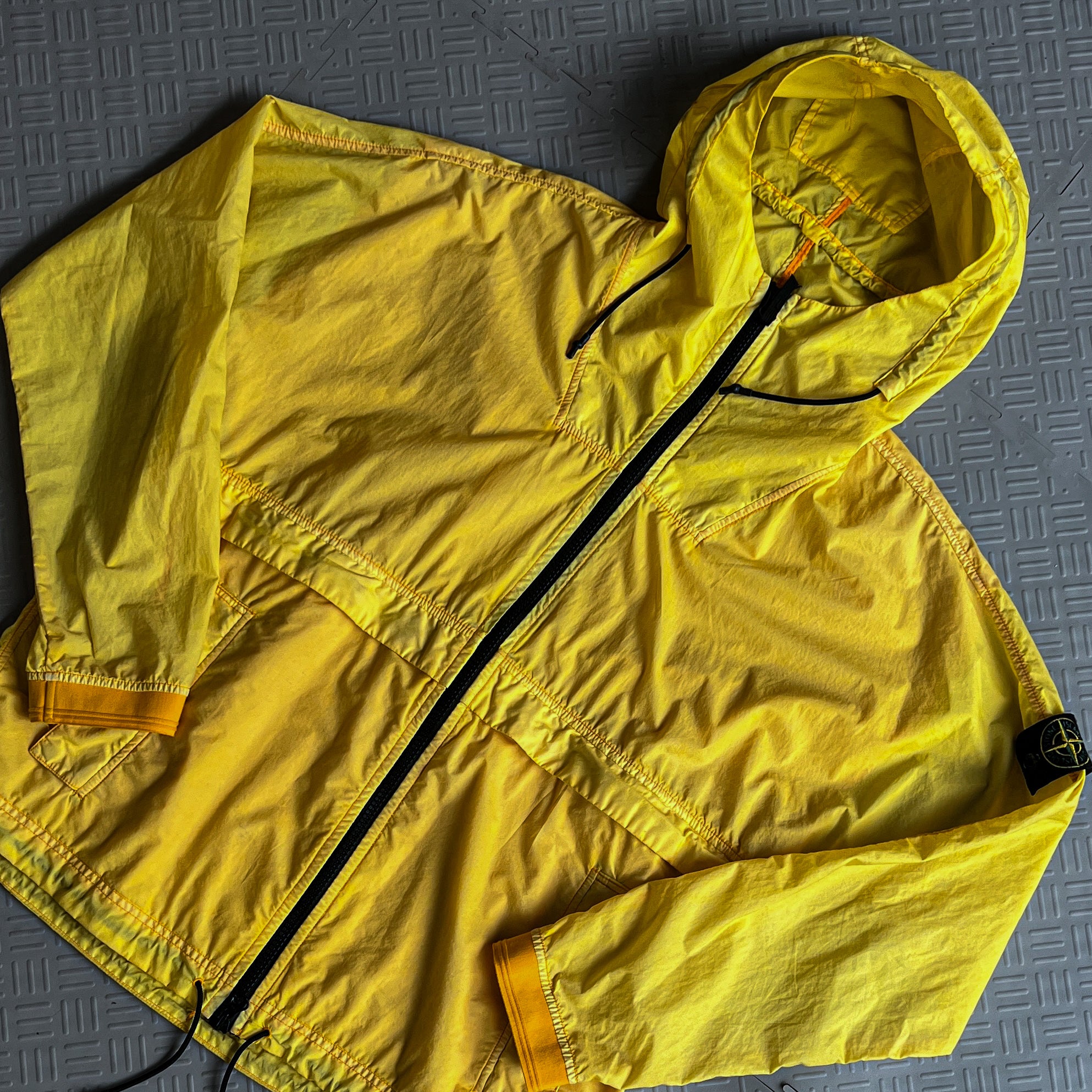 Stone Island Resin Poplin Jacket Yellow (XL)