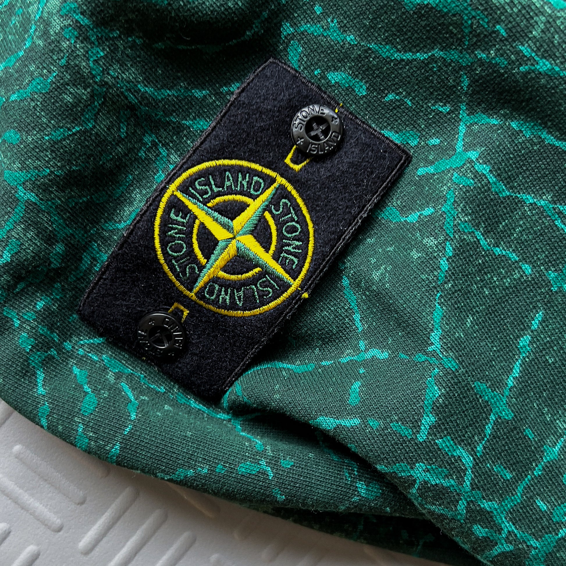 FW23 Supreme x Stone Island Green Hoodie (S)