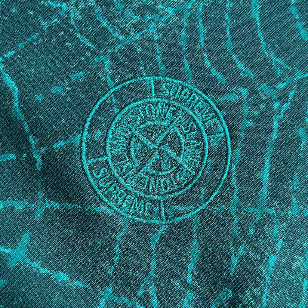 FW23 Supreme x Stone Island Green Hoodie (S)