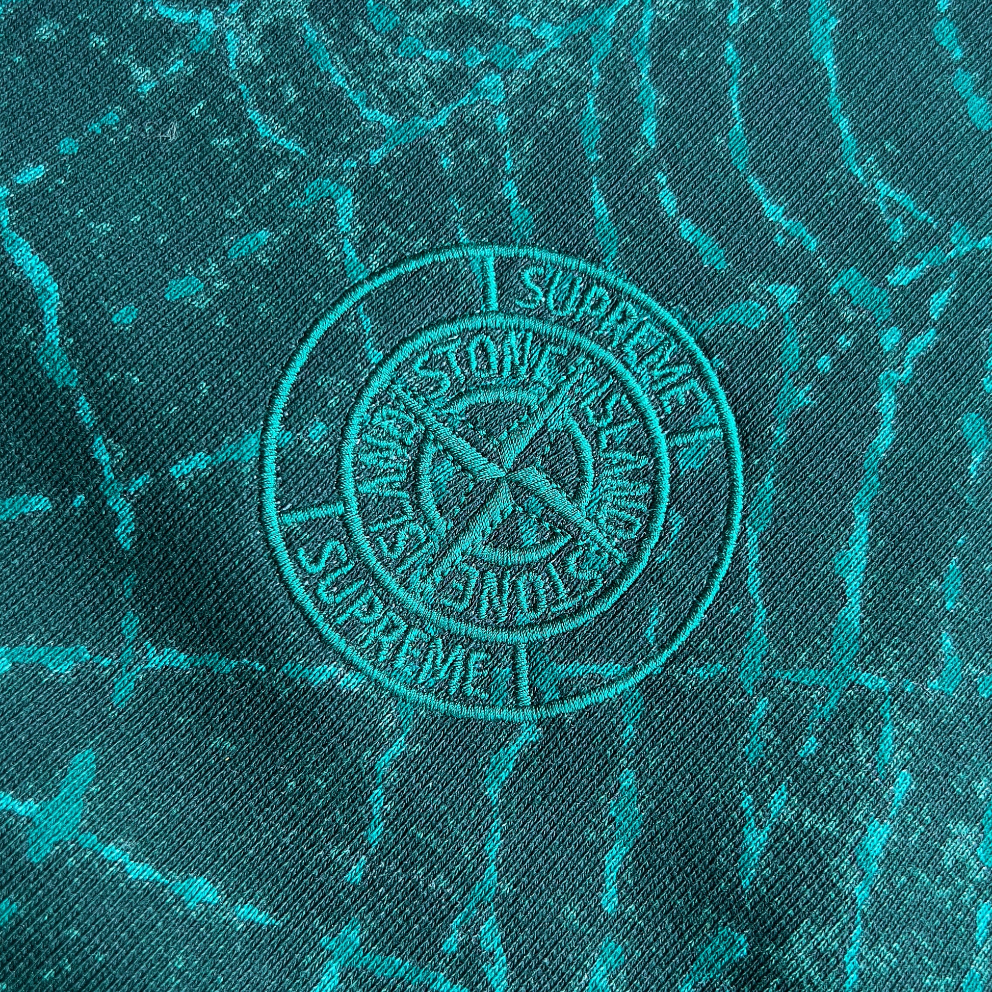 FW23 Supreme x Stone Island Green Hoodie (S)