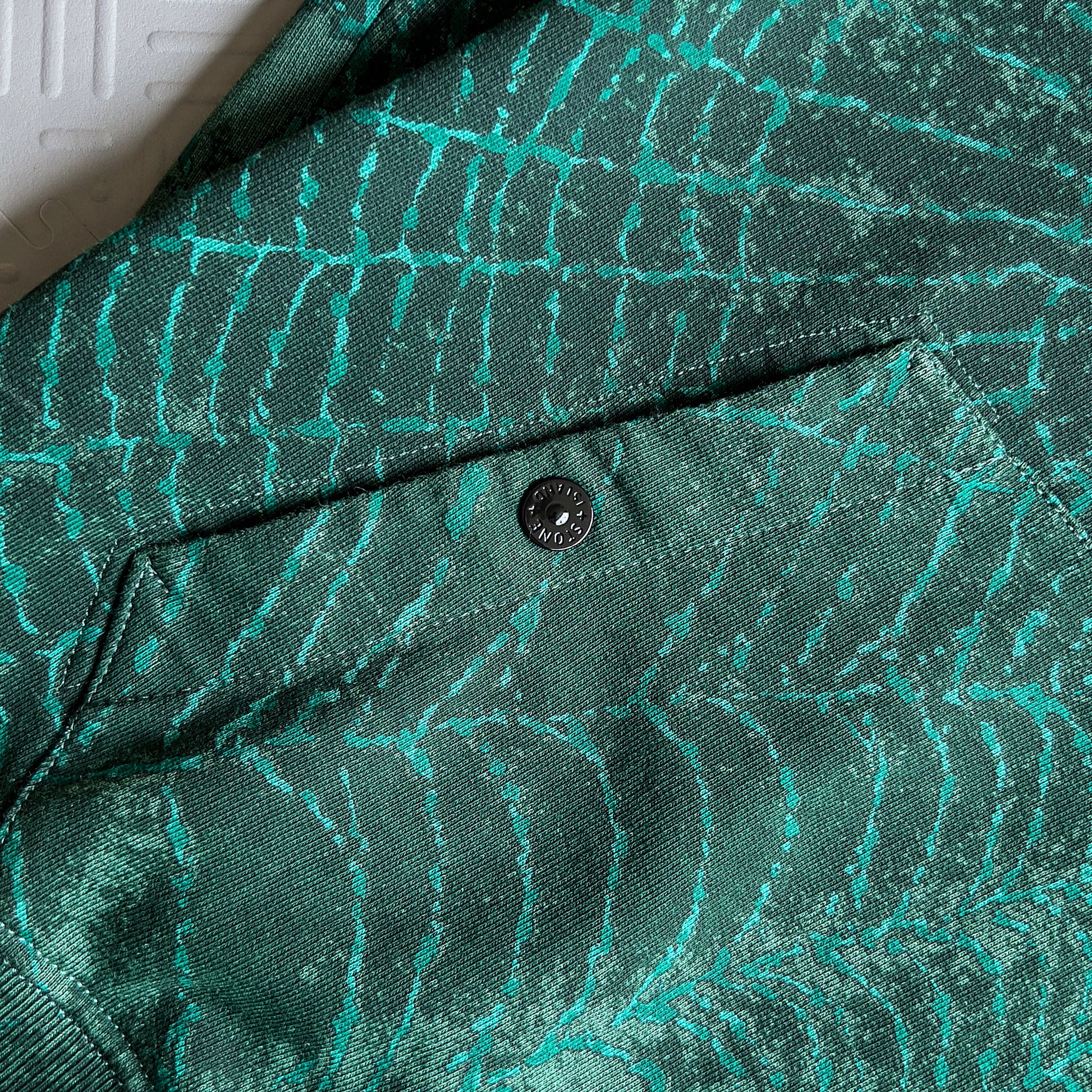 FW23 Supreme x Stone Island Green Hoodie (S)
