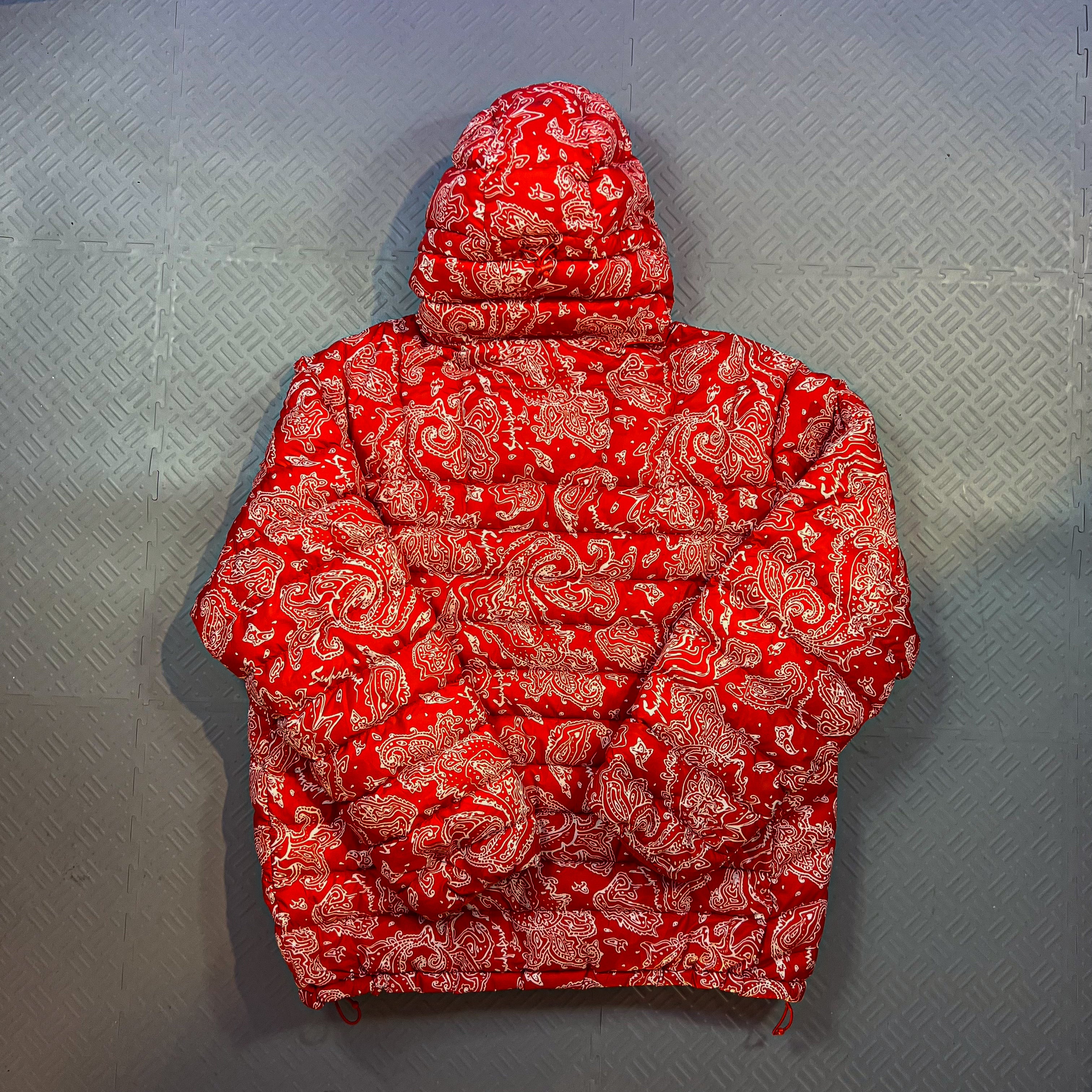 Supreme Half Zip Puffer Paisley FW22 (XL)