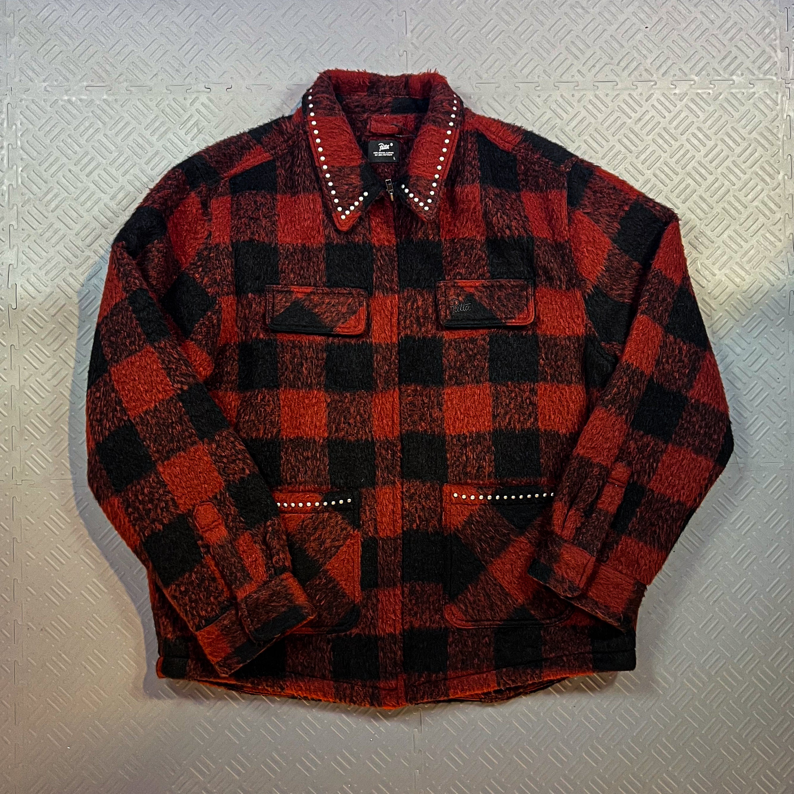 Patta Checked Car Coat (L)