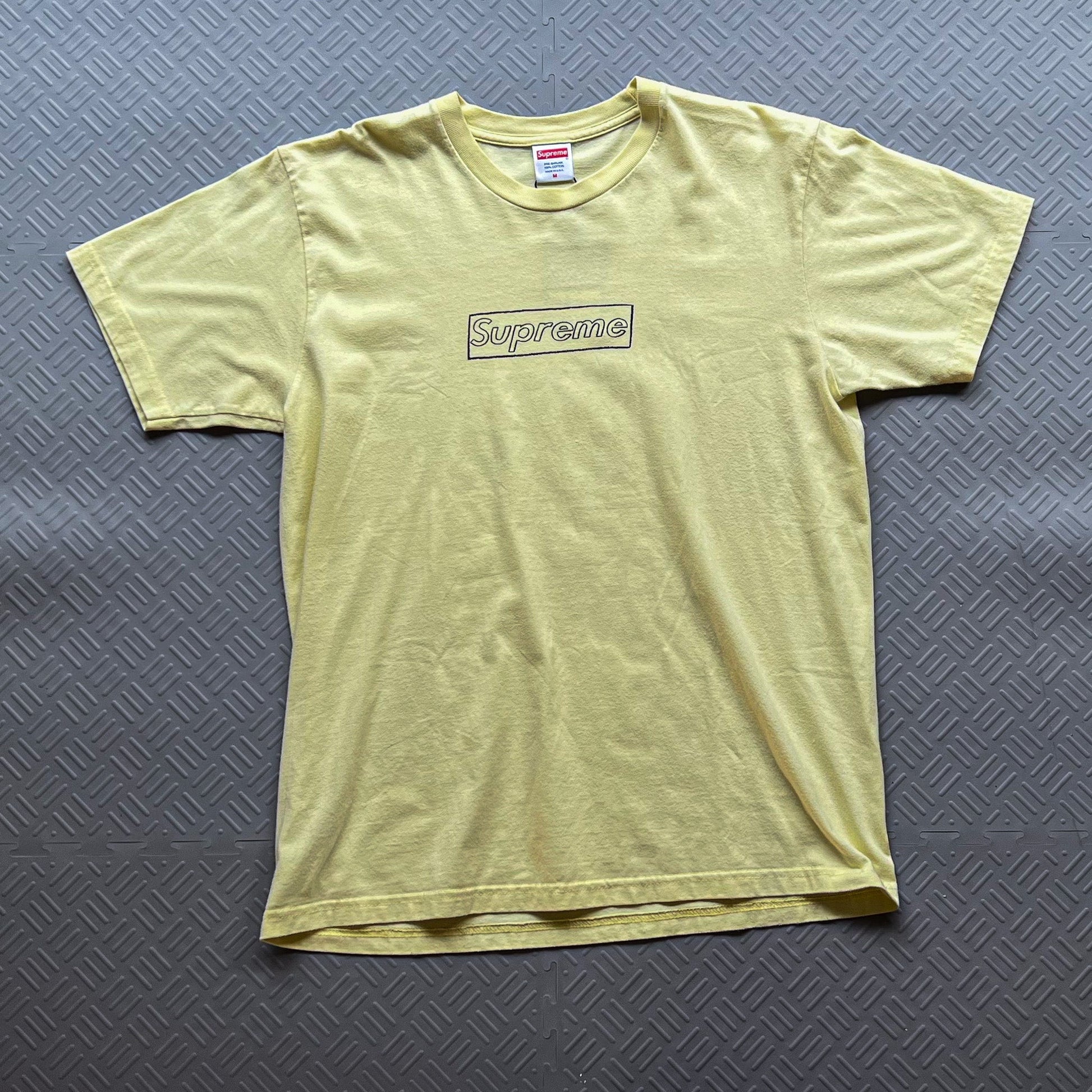 SS21 Supreme x Kaws Chalk Box Logo Tee (M)