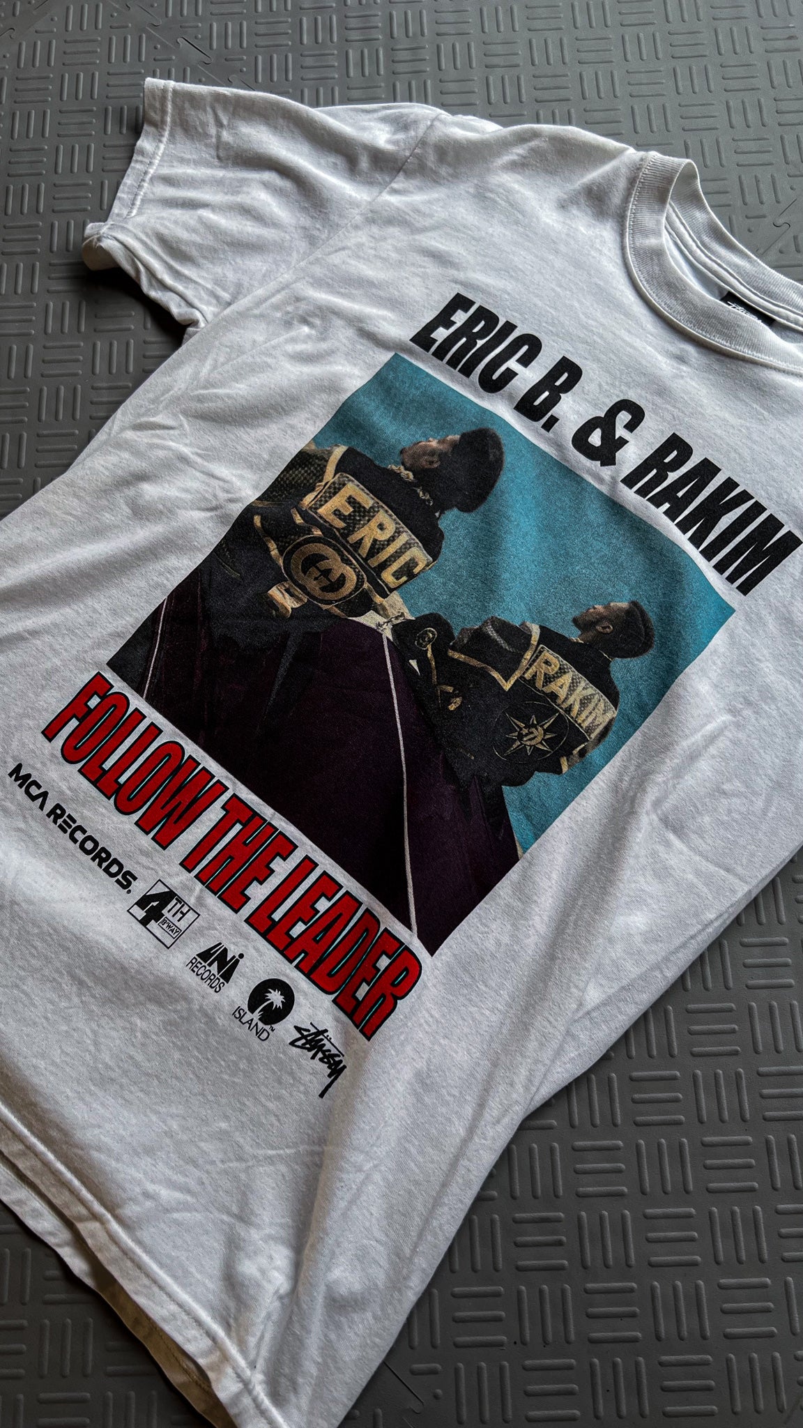 2021  Stussy x Eric B & Rakim Follow The Leader Tee (M)