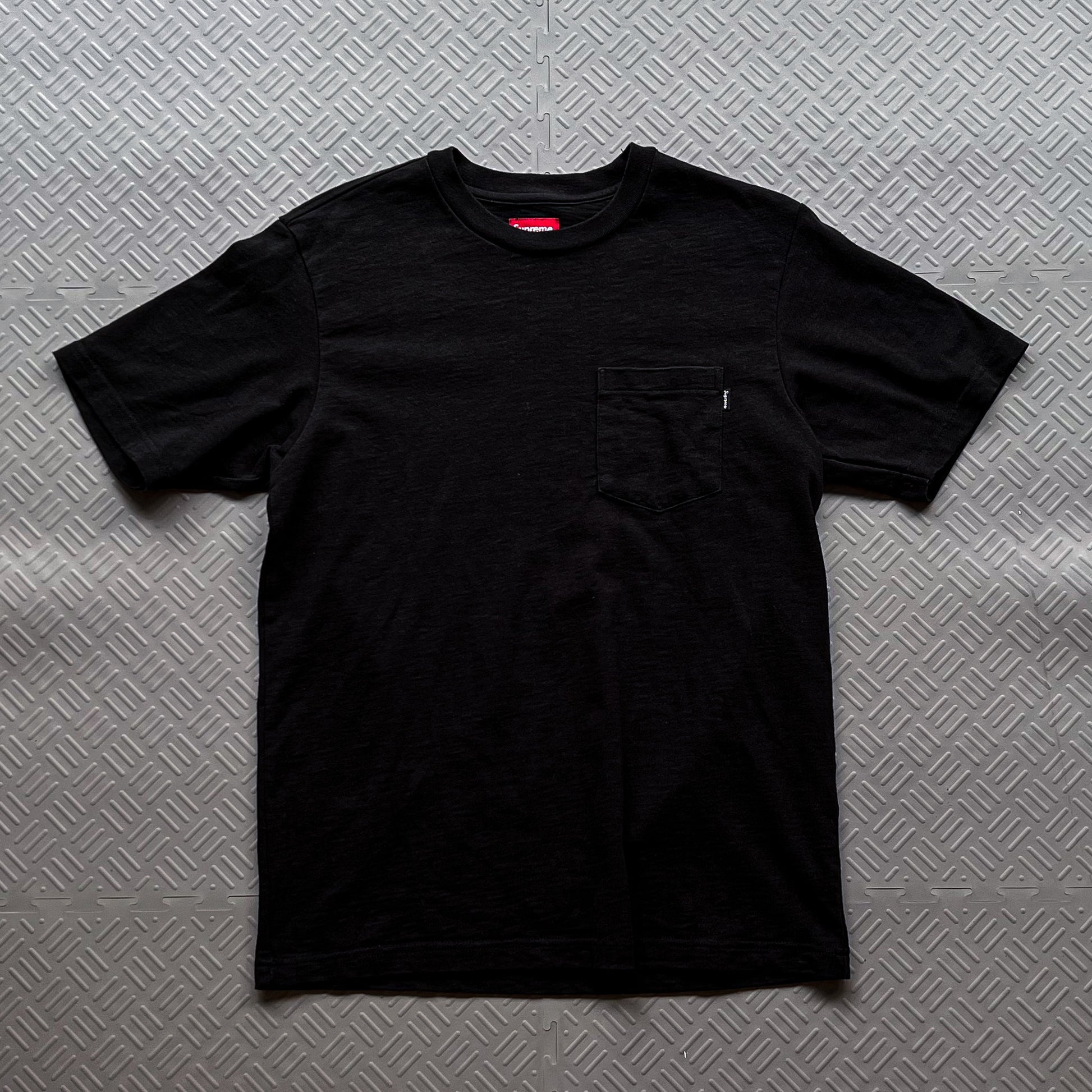 Supreme Black Pocket Tee (L)