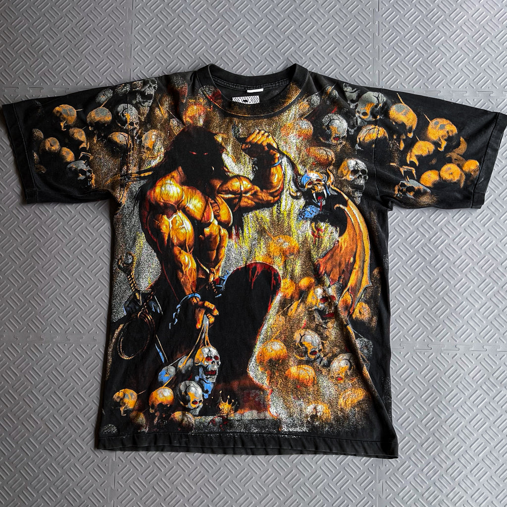Vintage 90's Manowar AOP Tee (XL)