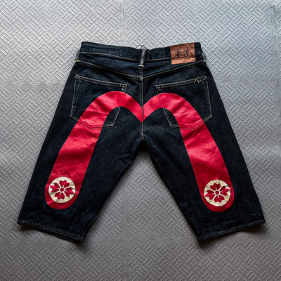 Evisu Red Daicock Short (32)
