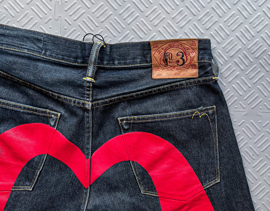 Evisu Red Daicock Short (32)