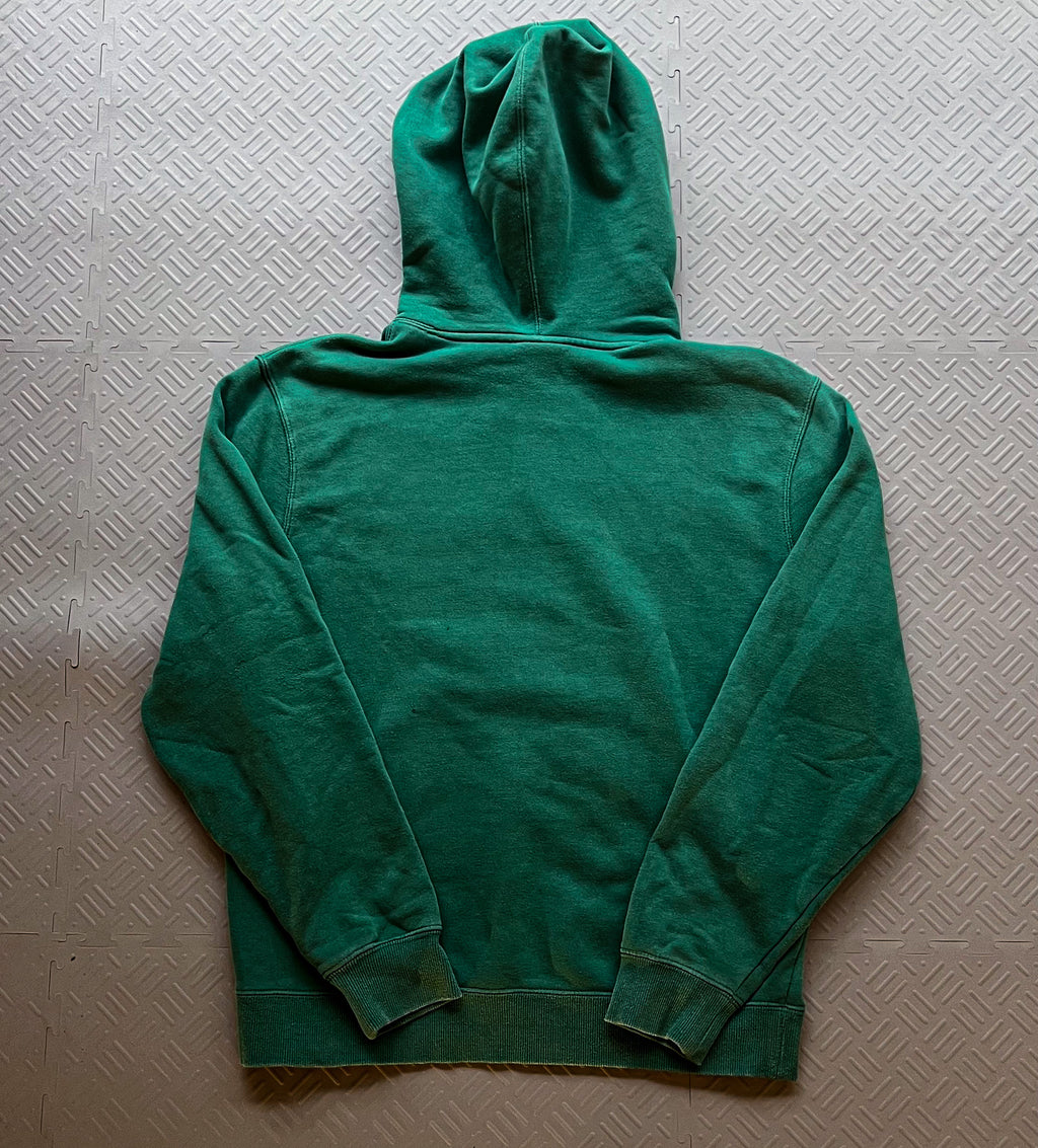 Stussy Stock Logo Embroidered Hoodie Green (S)