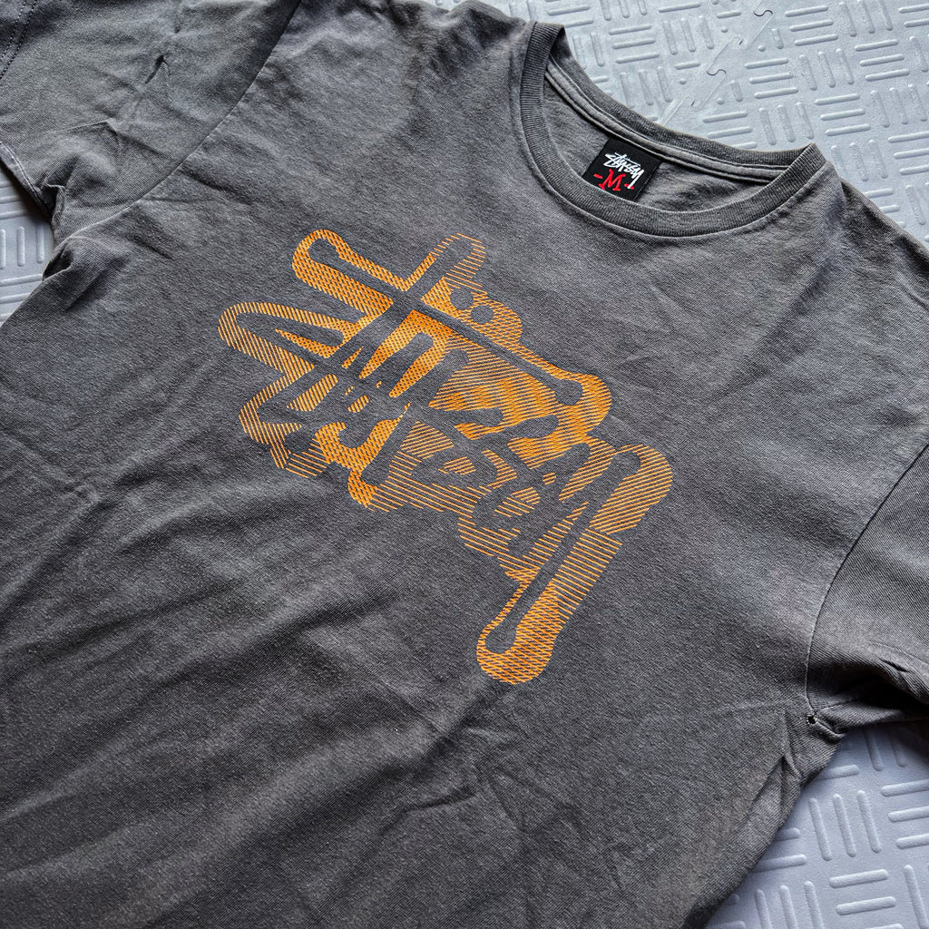2000's Stussy Spellout Tee Orange (M)