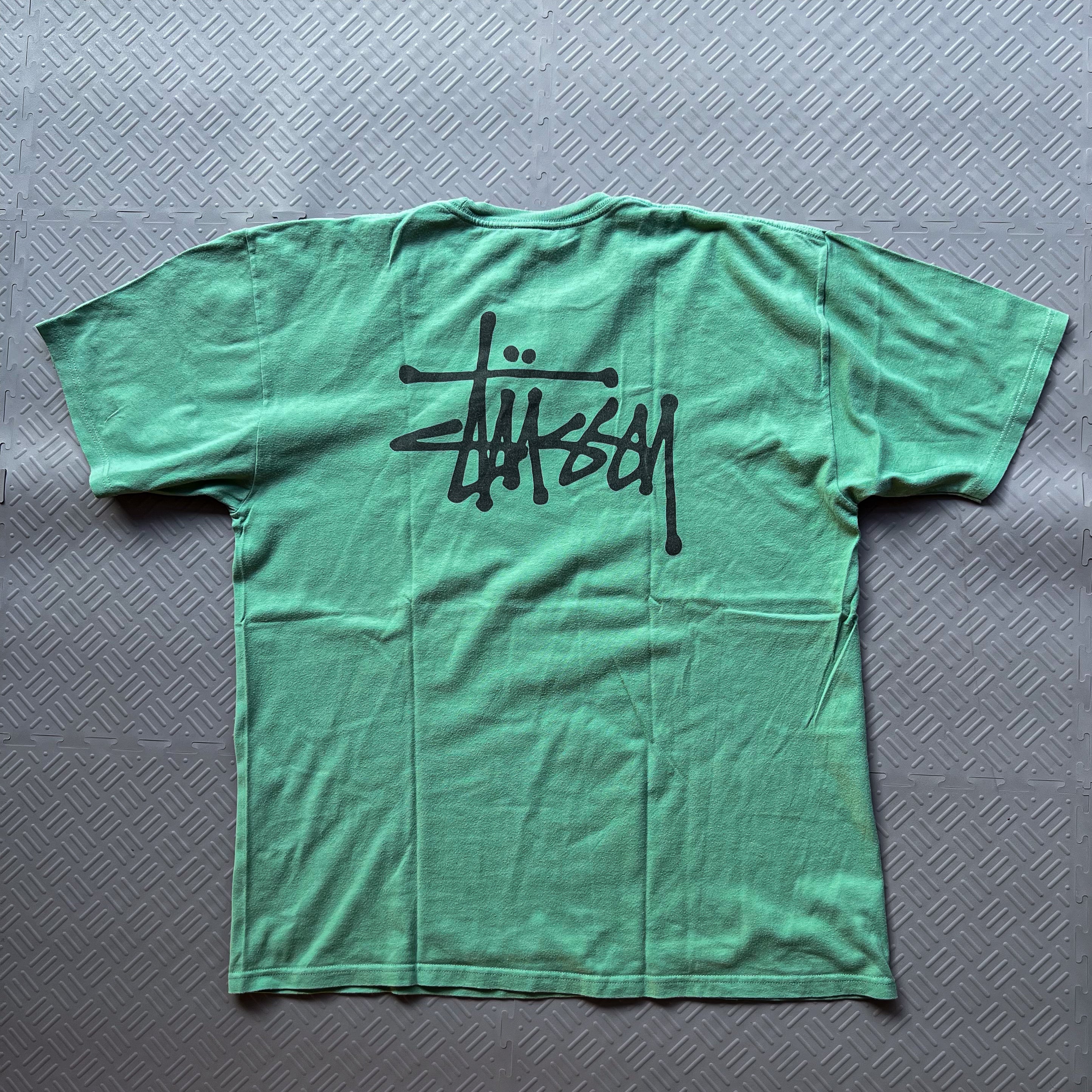 Stussy Basic Logo Tee Green (L)