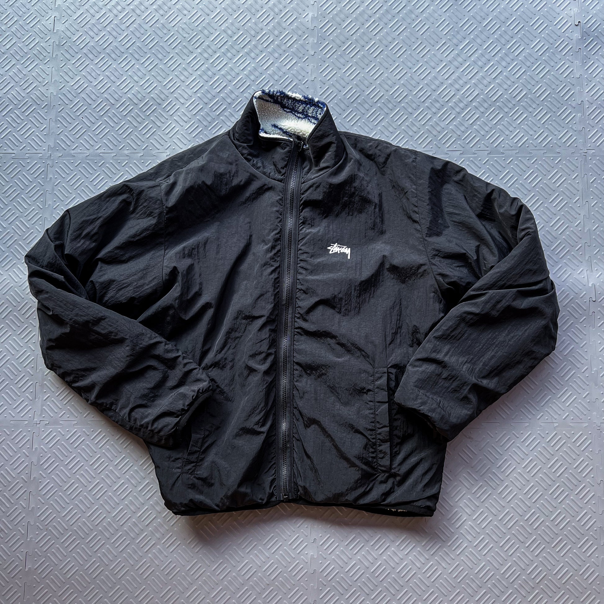 Stussy reversible Dragon fleece (XL)