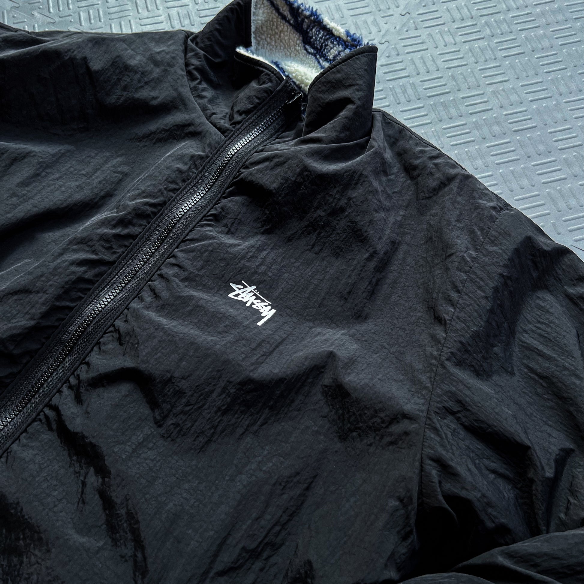 Stussy reversible Dragon fleece (XL)