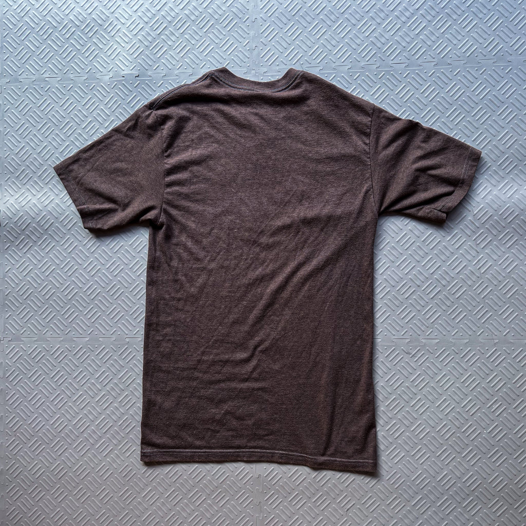 Vintage 2000's Stussy Logo Tee Brown (M)