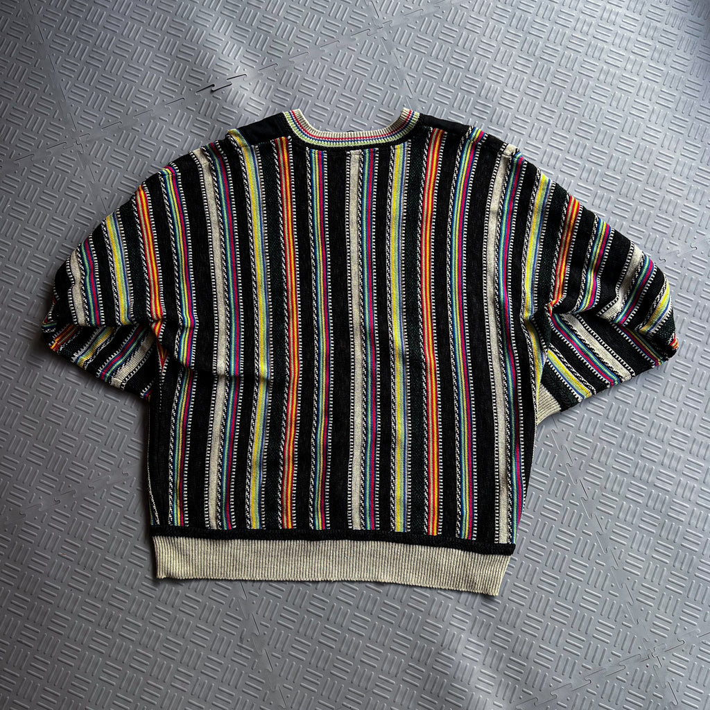 Vintage 2000's Carlo Colucci Vneck Knit Sweater (XL)