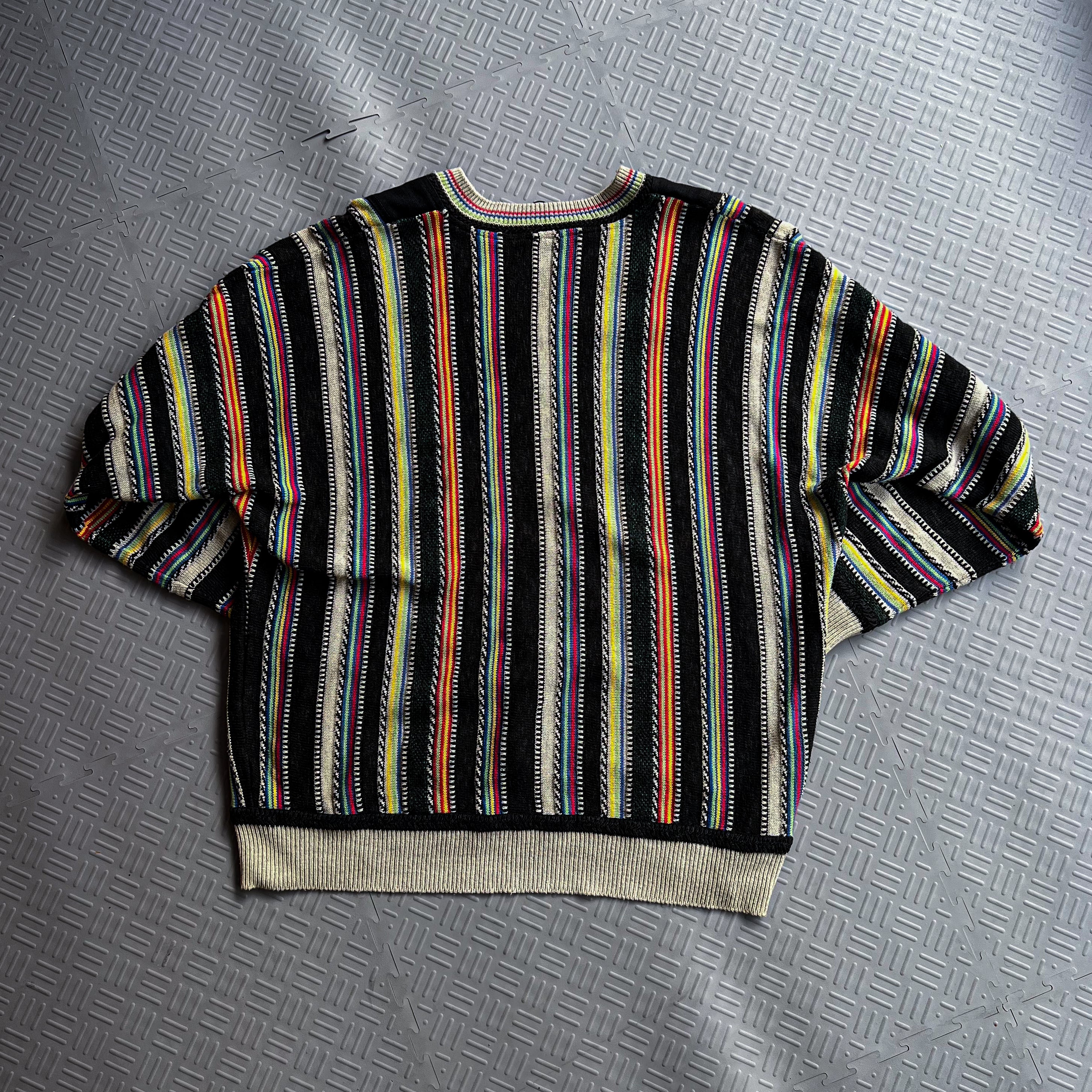 Vintage 2000's Carlo Colucci Vneck Knit Sweater (XL)