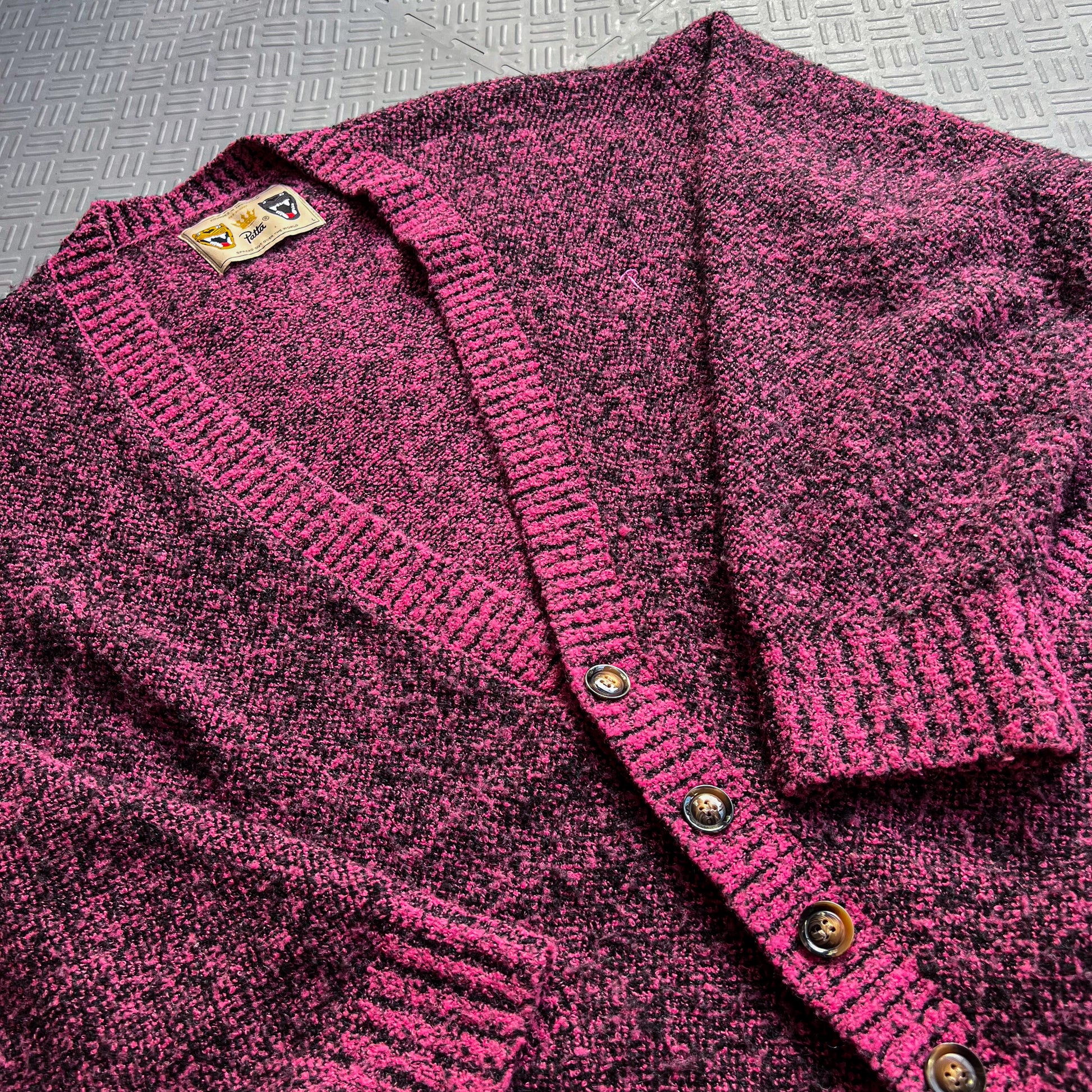 Patta Wool Cardigan Pink (L)