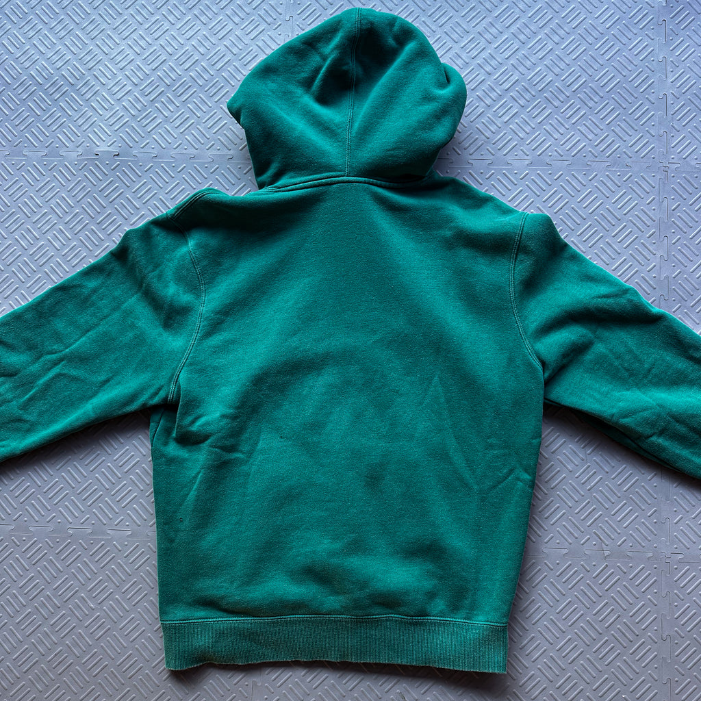Stussy Stock Logo Embroidered Hoodie Green (S)