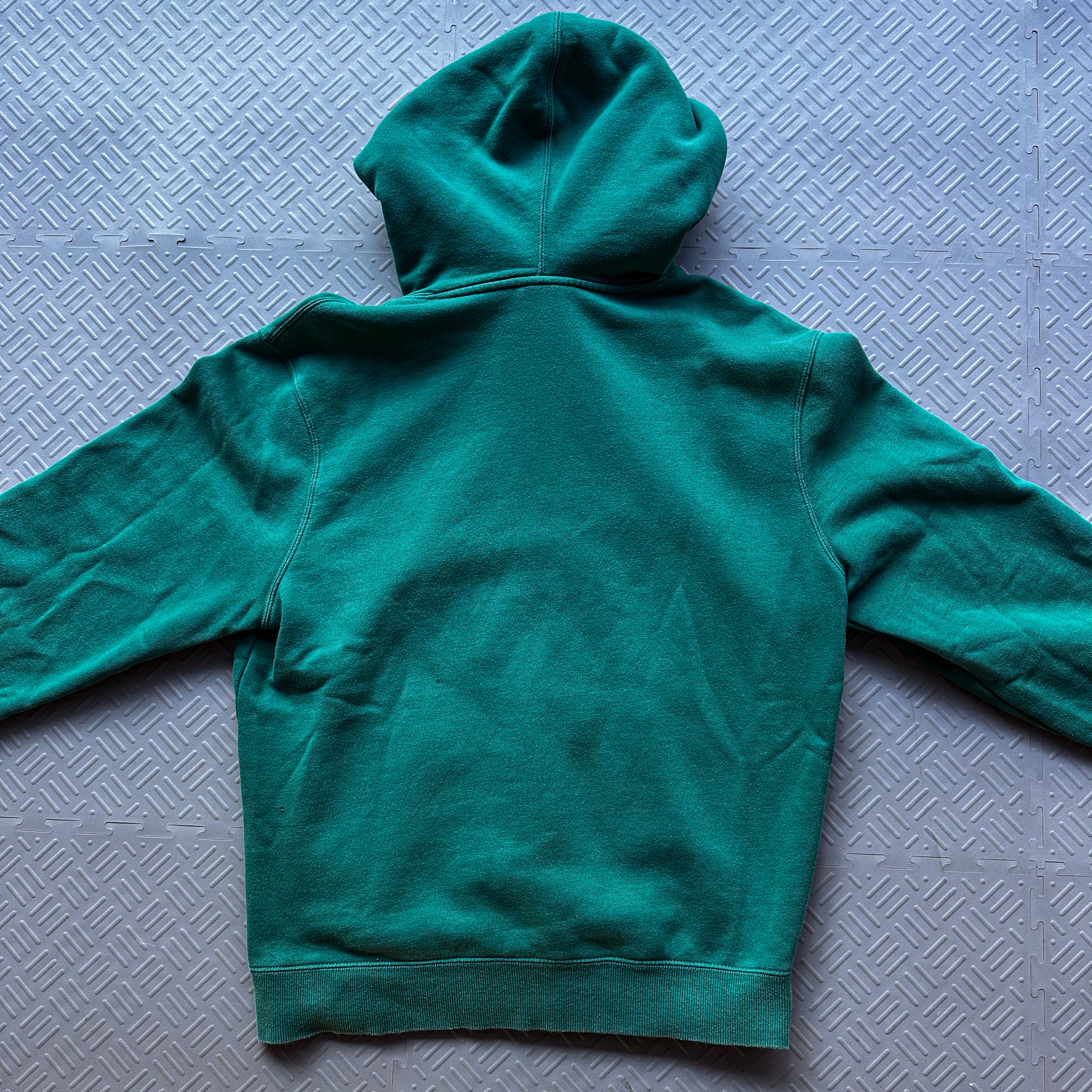 Stussy Stock Logo Embroidered Hoodie Green (S)