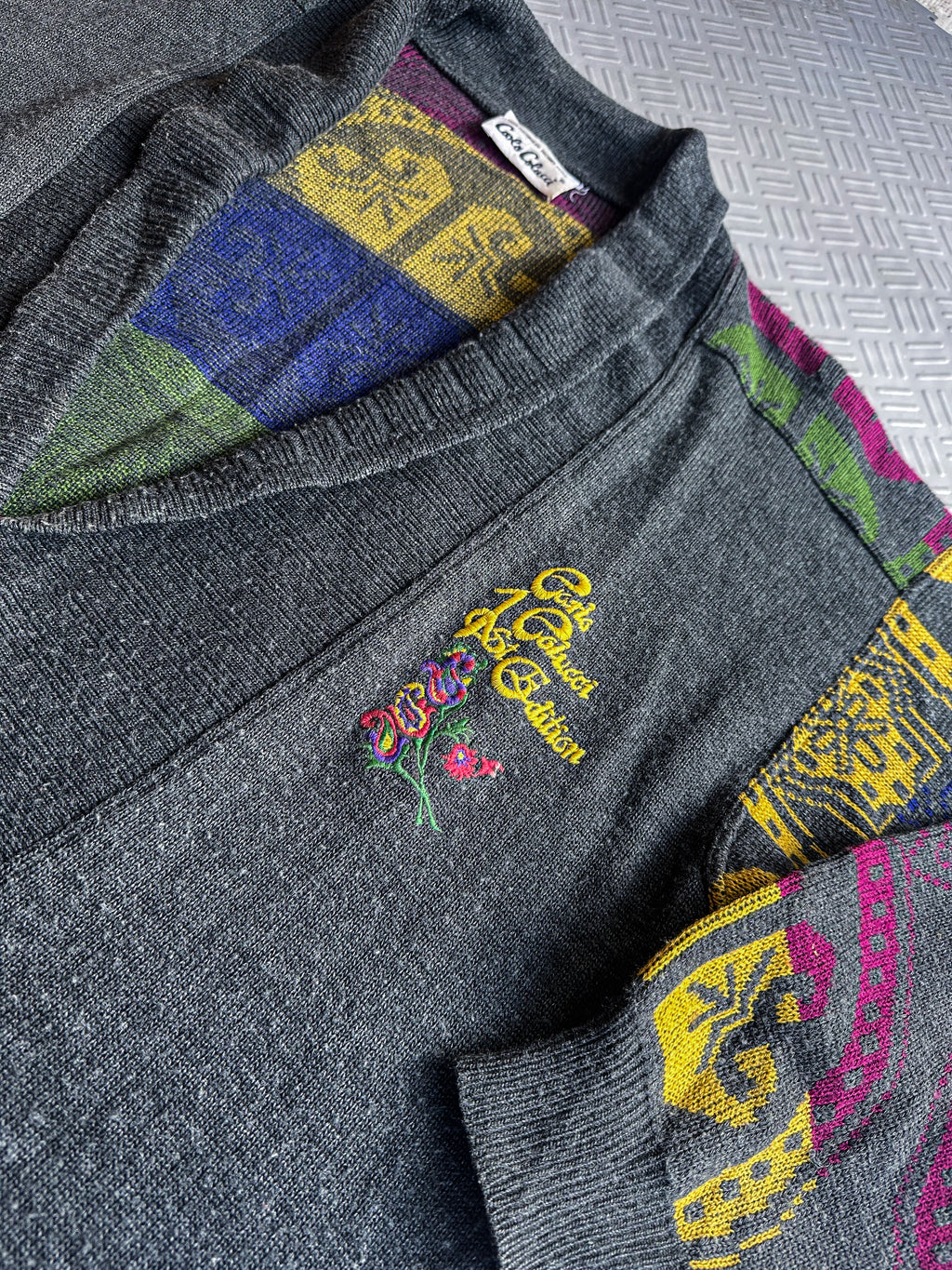 Vintage 90's Carlo Colucci Knit Cardigan Sweater (50)