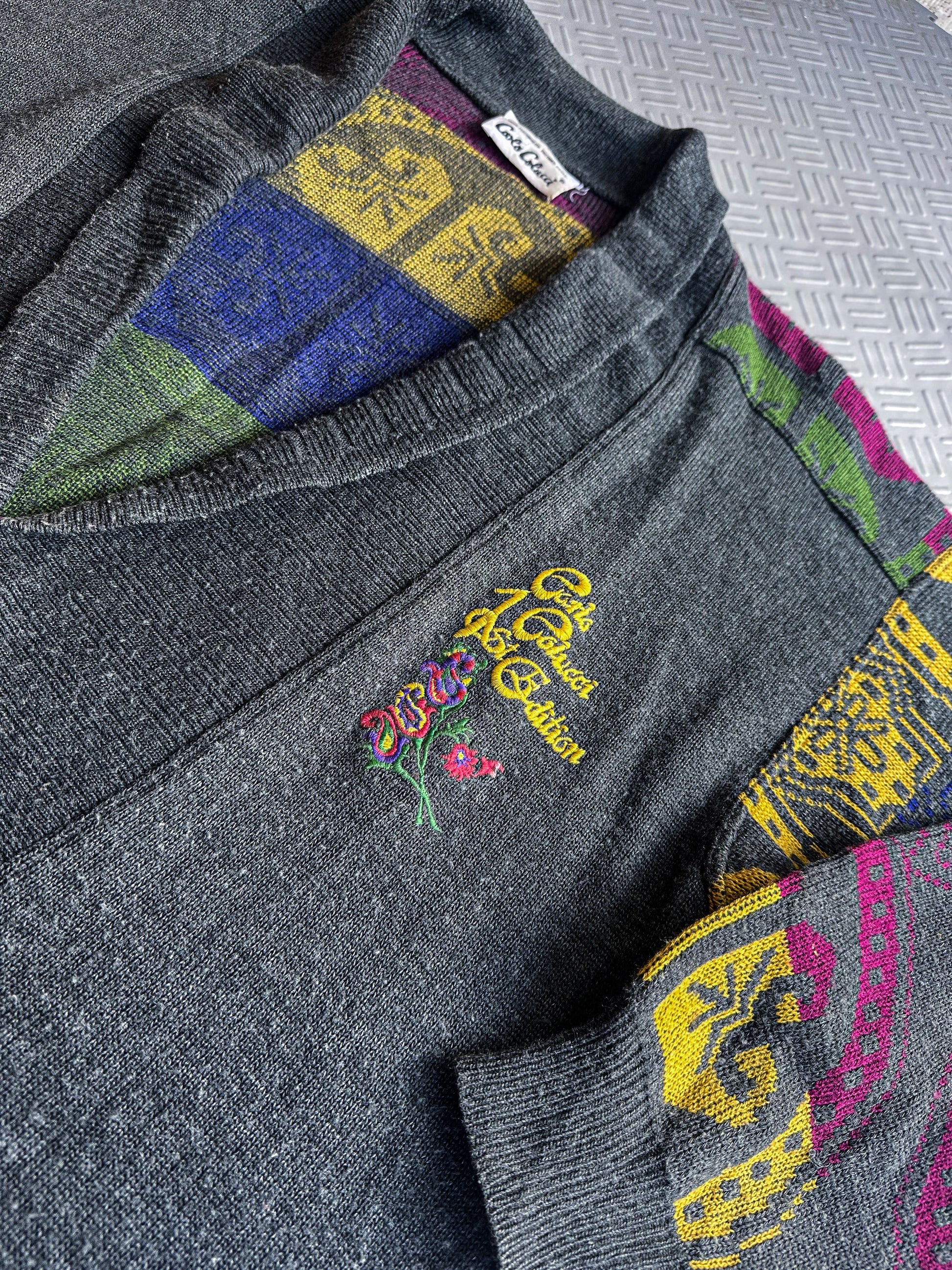 Vintage 90's Carlo Colucci Knit Cardigan Sweater (50)