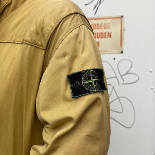 Vintage 1989 Stone Island Raso Gommato Duffle Coat (M)