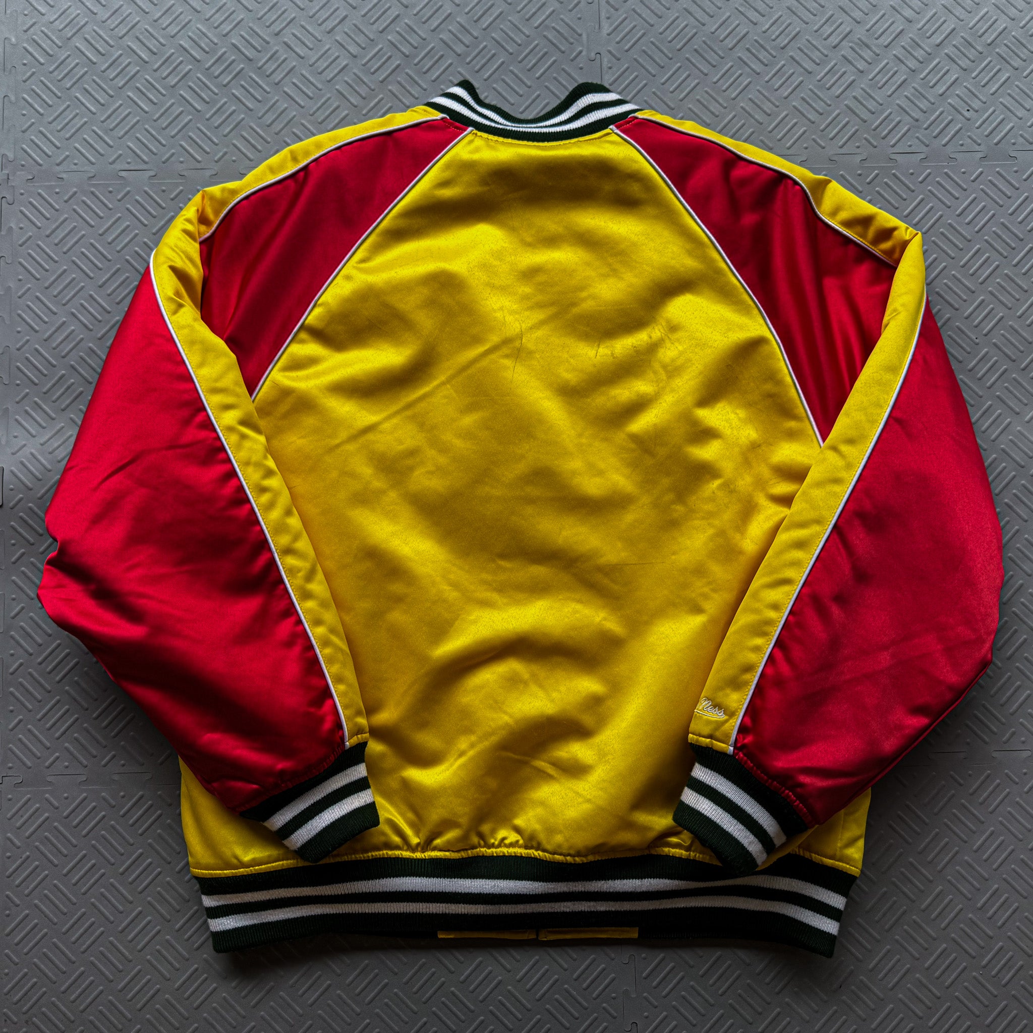 FW21 Supreme x Mitchell Ness Sequin Varsity Jacket (M)