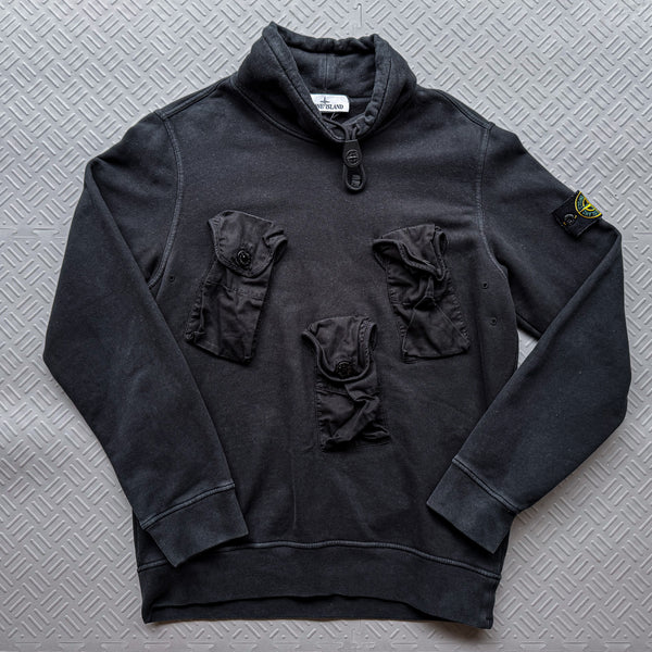 2021 Stone Island Chest Cargo Pocket Sweater (S)