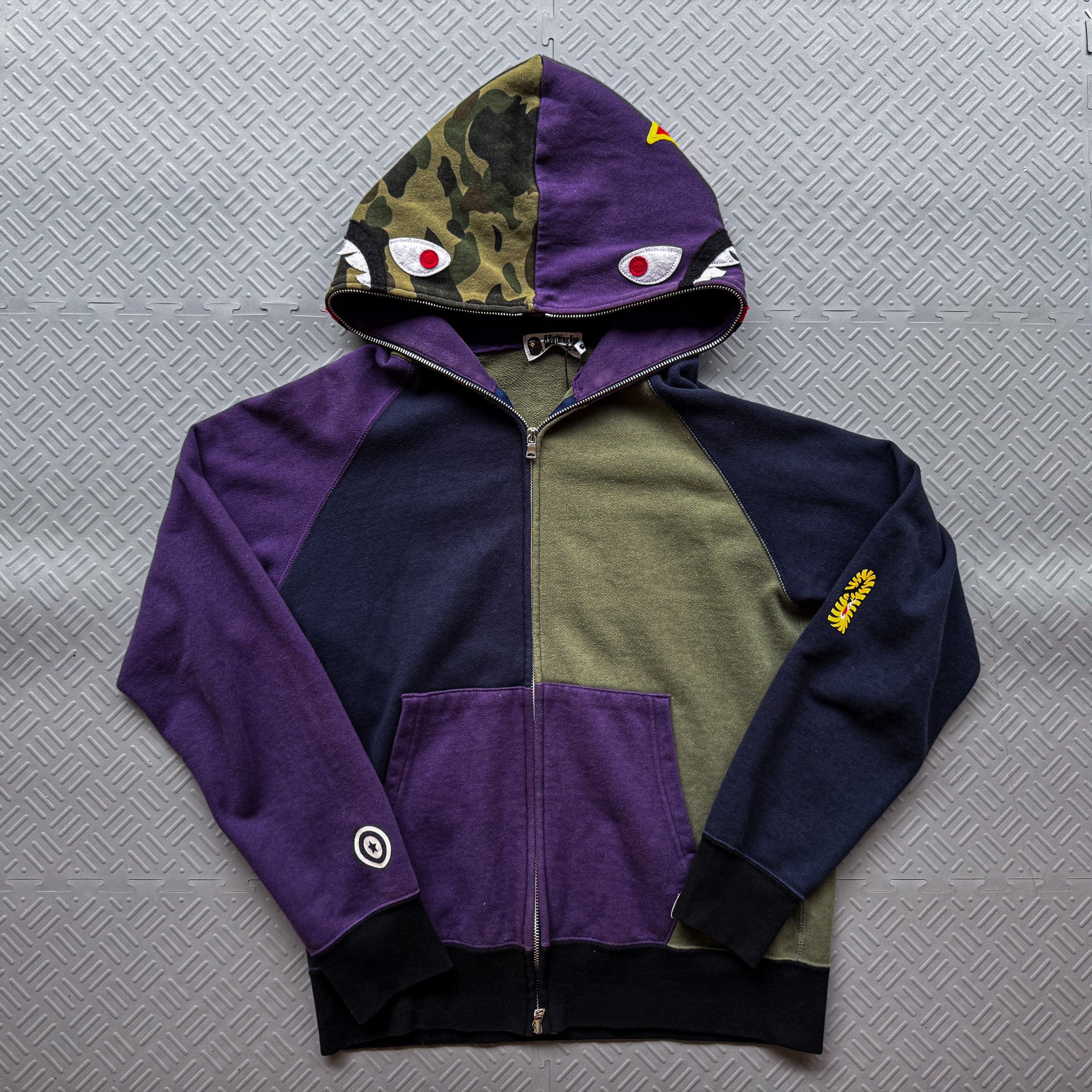 Bape Multi Shark Full Zip Hoodie (M)