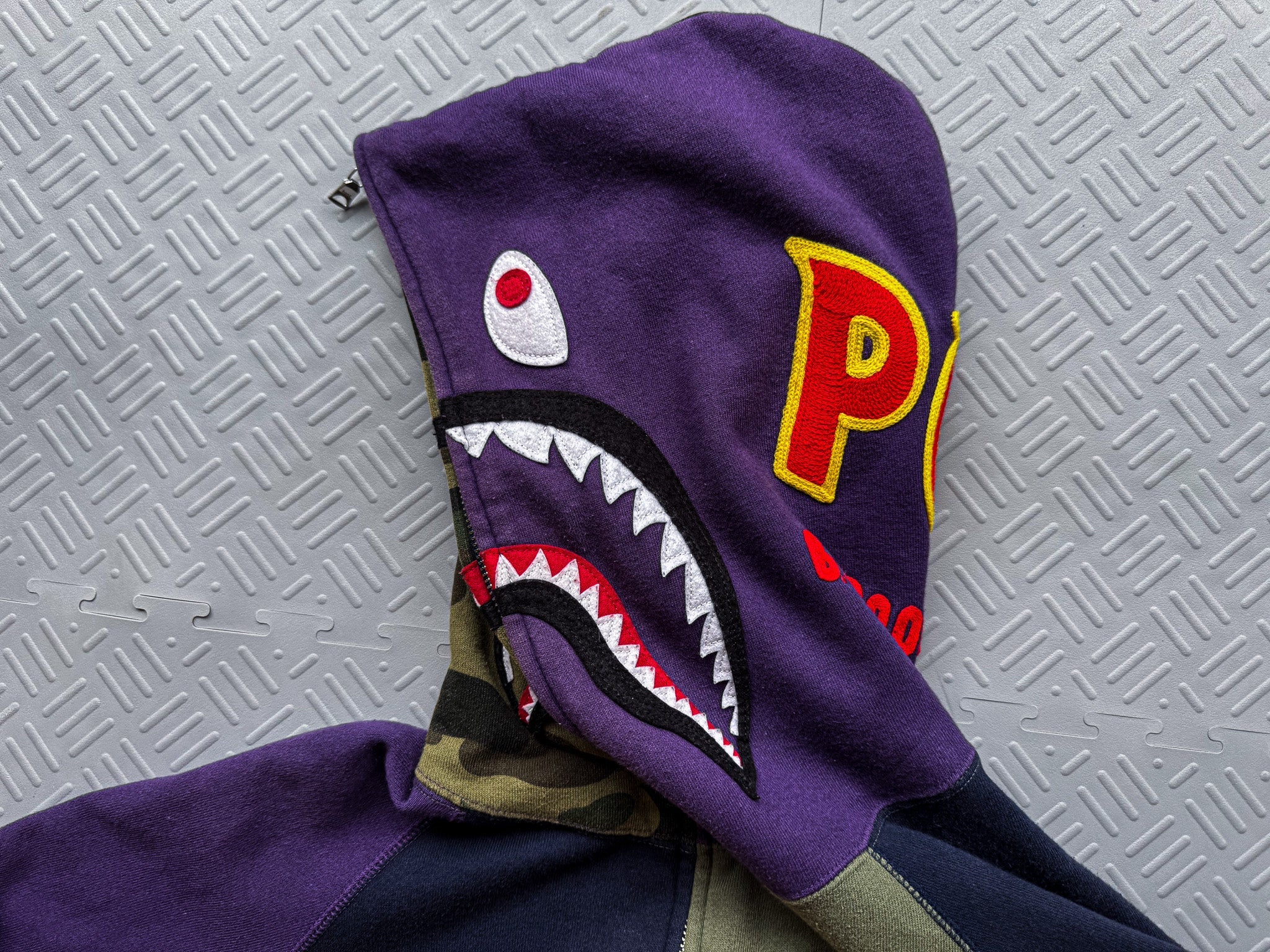 Bape Multi Shark Full Zip Hoodie (M)