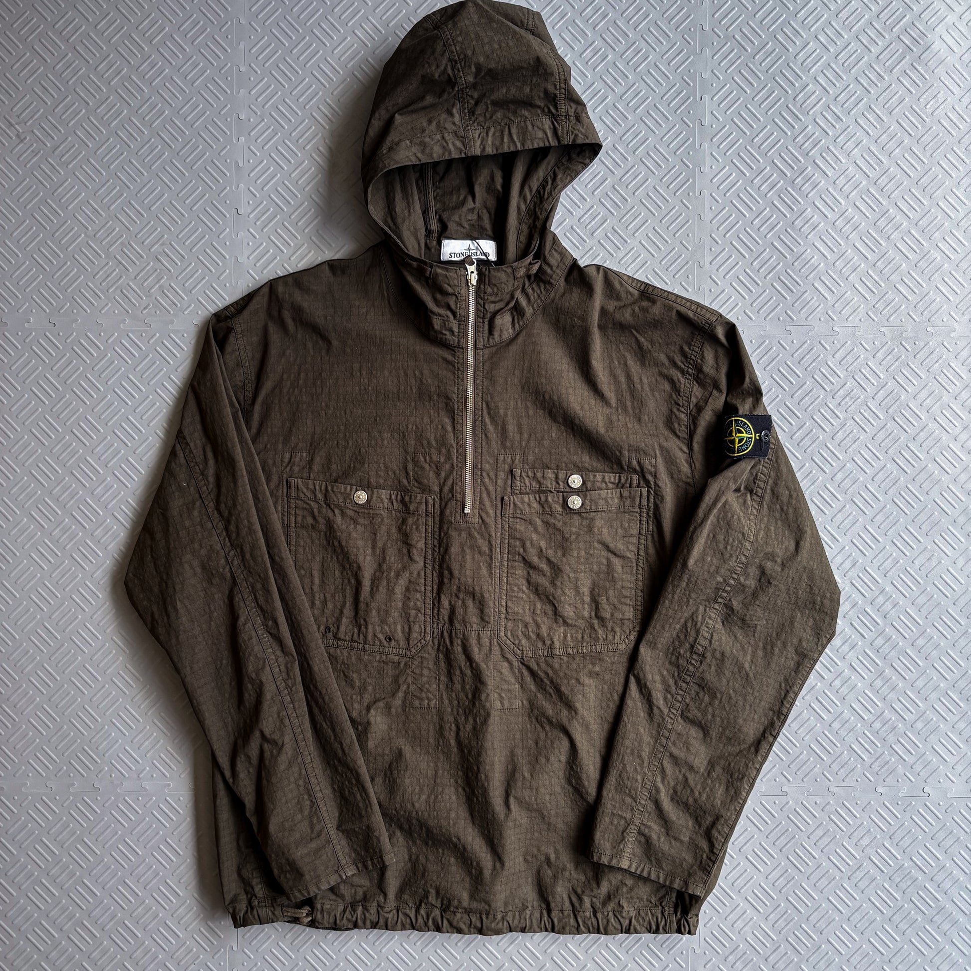 Stone Island Military Green Ripstop Jacket (XL)