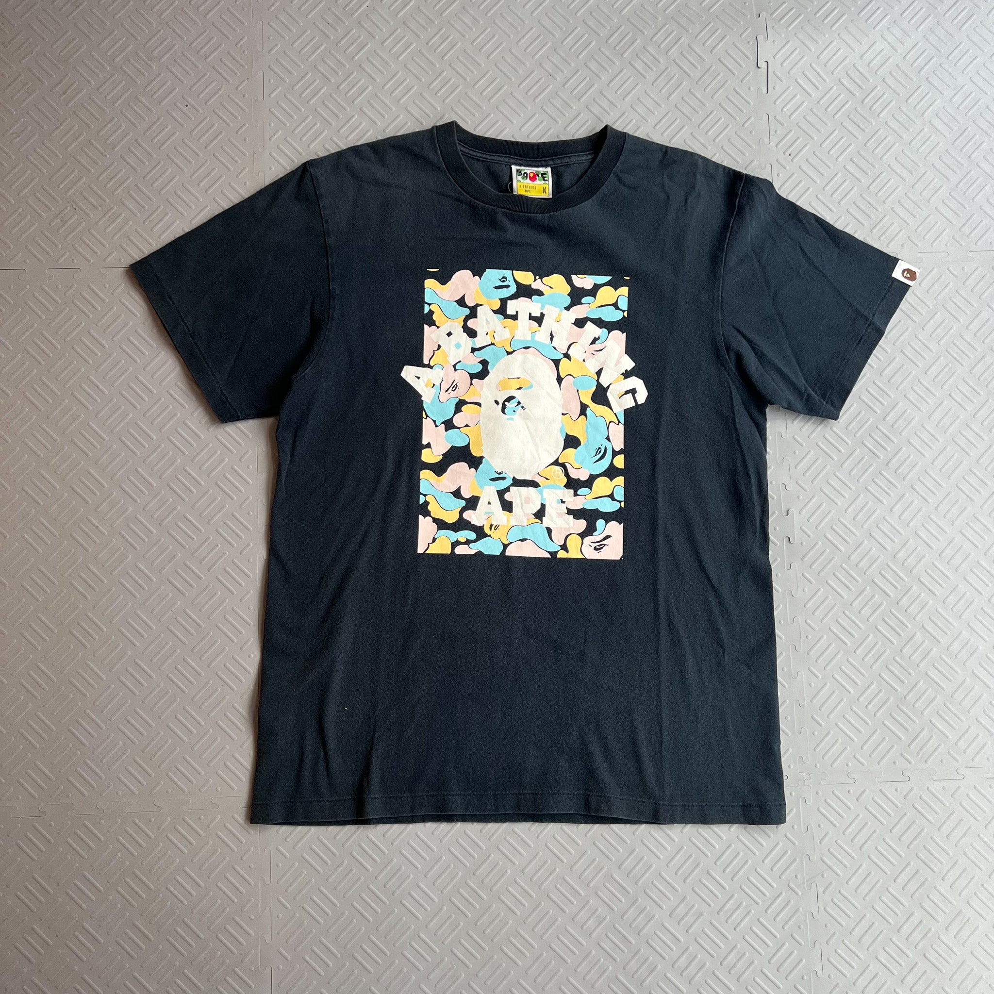 Bape Cotton Candy College Logo Tee (M)