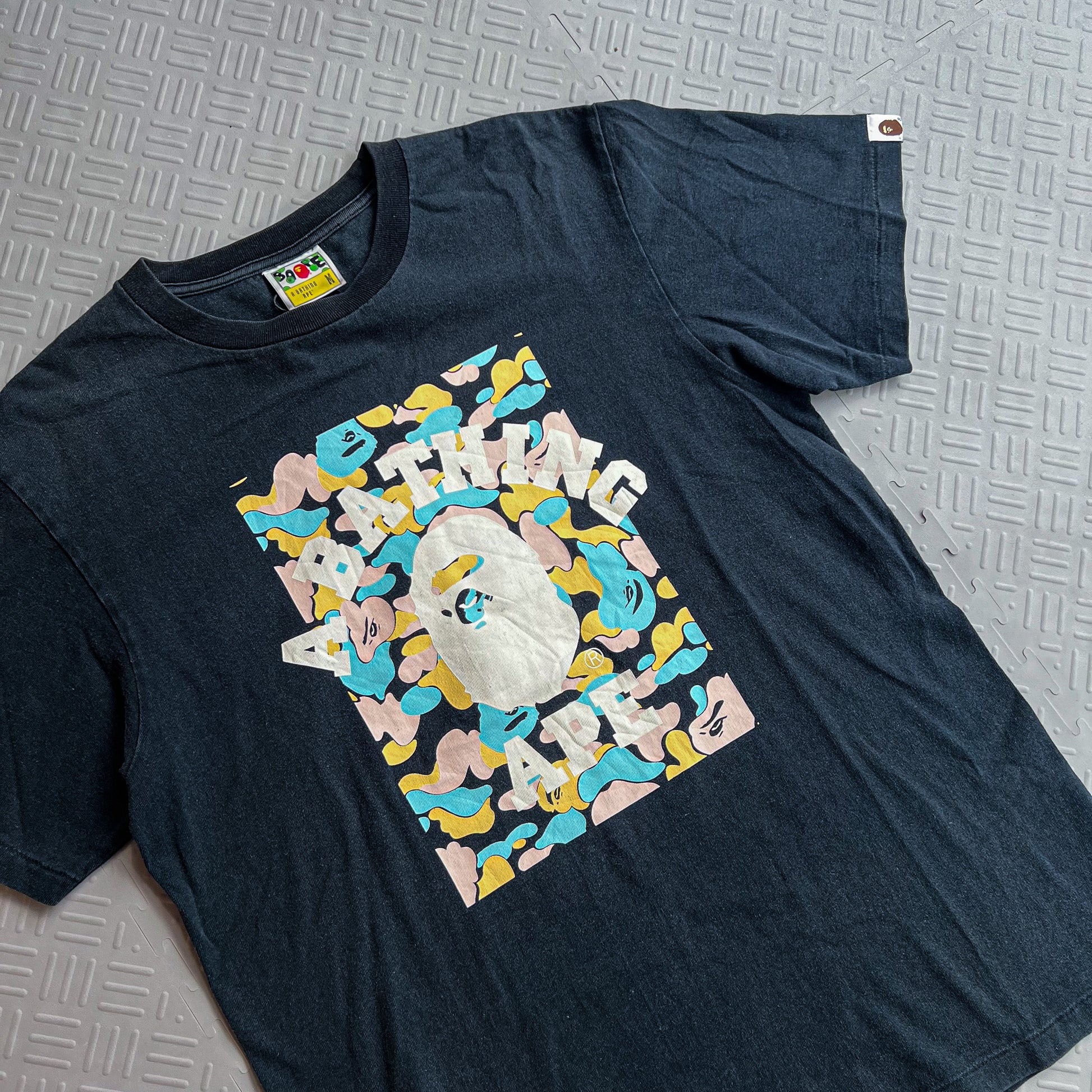 Bape Cotton Candy College Logo Tee (M)