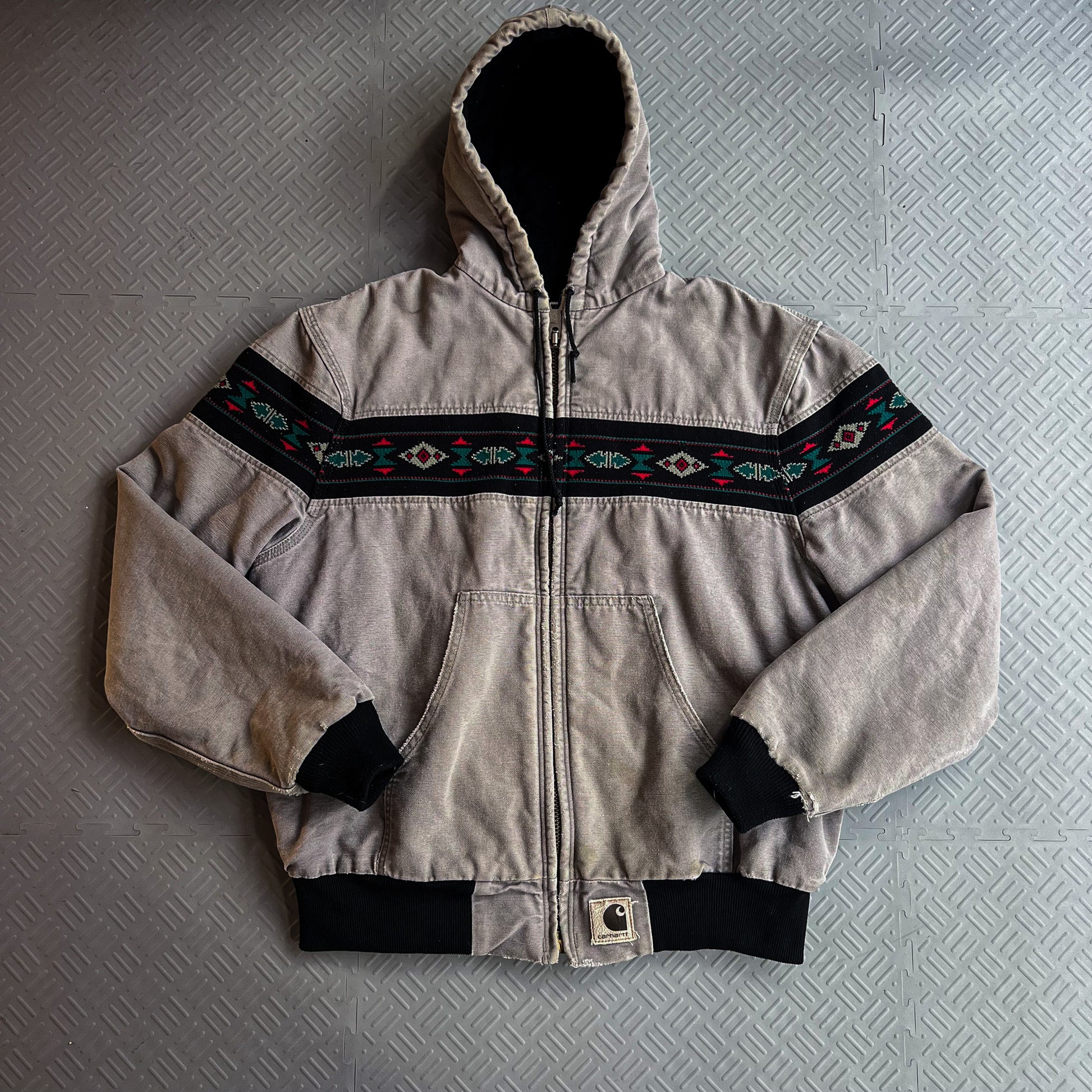 Vintage 90's Carhartt Aztec Jacket (L)